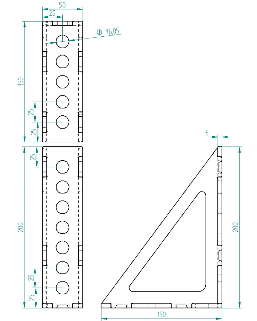 150MMX200MM Right Angle measurements.webp